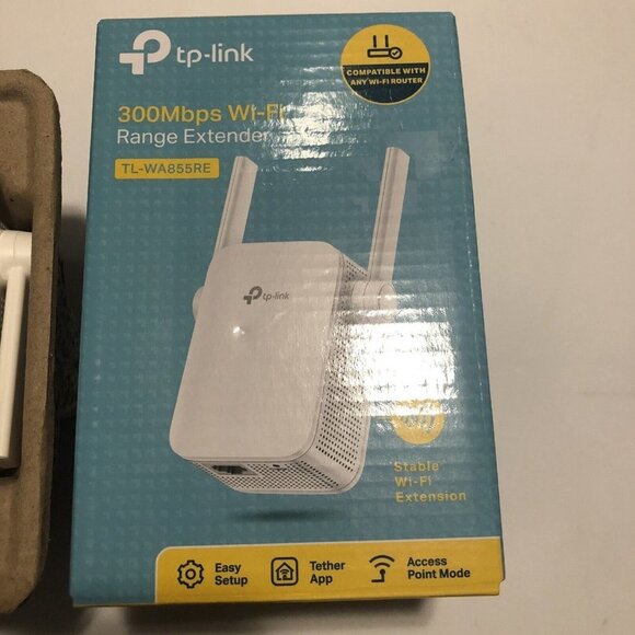 TP-LINK 300 Mbps Wi-Fi Range Extender TL-WA855RE - Picture 2 of 6